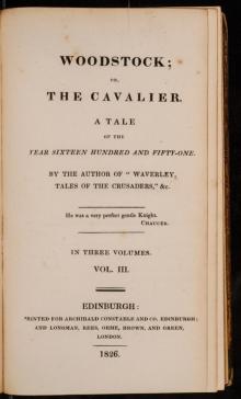 Woodstock; or, the Cavalier Woodstock; or, the Cavalier