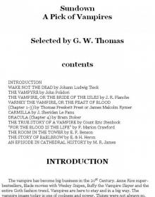 G. W. Thomas (ed) - Sundown