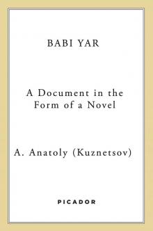 Babi Yar Babi Yar