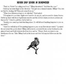 Never Say Sever in Deadwood Never Say Sever in Deadwood