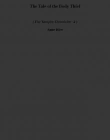 The Tale of the Body Thief tvc-4 The Tale of the Body Thief tvc-4