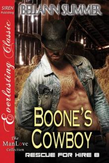 Boone's Cowboy [Rescue for Hire 8] (Siren Publishing Everlasting Classic ManLove)