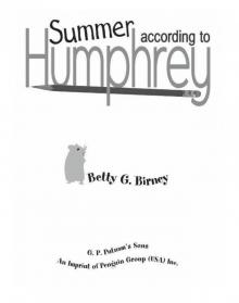 Summer According to Humphrey