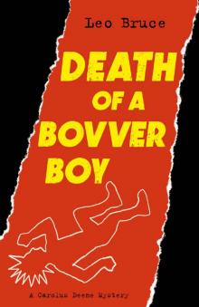 Death of a Bovver Boy Death of a Bovver Boy