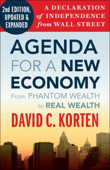 Agenda for a New Economy Agenda for a New Economy
