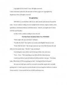 WHORED (The Sick F*ck Chronicles) WHORED (The Sick F*ck Chronicles)