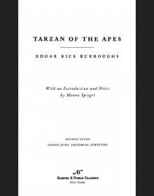 Tarzan of the Apes Edgar Rice Burroughs