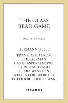 The Glass Bead Game The Glass Bead Game