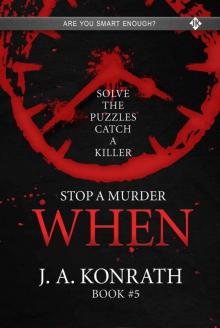 STOP A MURDER - WHEN (Mystery Puzzle Book 5) STOP A MURDER - WHEN (Mystery Puzzle Book 5)