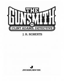 Clint Adams, Detective Clint Adams, Detective