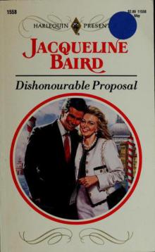 Dishonourable Proposal Dishonourable Proposal