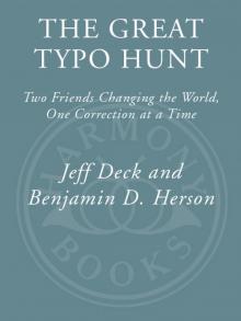 The Great Typo Hunt The Great Typo Hunt