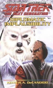 Star Trek - TNG - 61 - Diplomatic Implausibility Star Trek - TNG - 61 - Diplomatic Implausibility