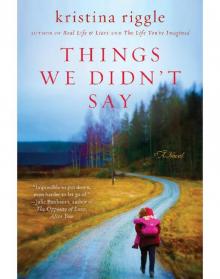The Things We Didn't Say The Things We Didn't Say