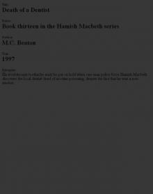 Hamish Macbeth 13 (1997) - Death of a Dentist Hamish Macbeth 13 (1997) - Death of a Dentist