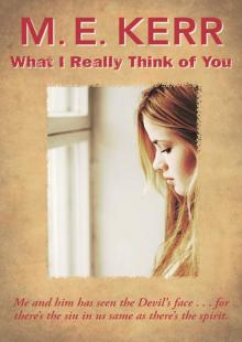 What I Really Think of You What I Really Think of You