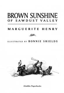Brown Sunshine of Sawdust Valley Brown Sunshine of Sawdust Valley