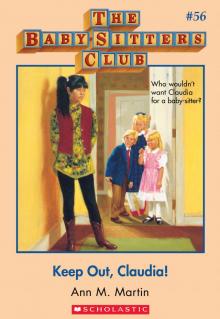 Keep Out, Claudia! (9780545690508)