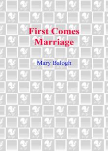 First Comes Marriage