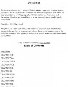 The Cartagena Connection The Cartagena Connection