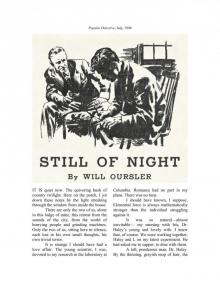 Still of the Night by Will Oursler