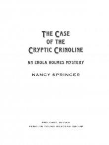 The Case of the Cryptic Crinoline The Case of the Cryptic Crinoline