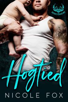 HOGTIED: A Dark Bad Boy Baby Romance (Satan's Chaos MC)