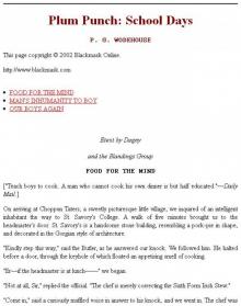 Plum Punch: School Days