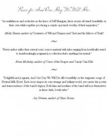 And One Day We Will Die And One Day We Will Die