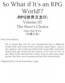 So What if It's an RPG World - Volume 07 - The Hero’s Choice