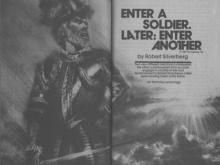 Enter a Soldier. Later: Enter Another