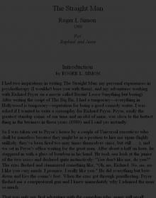 The Straight Man - Roger L Simon