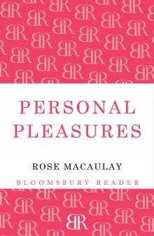 Personal Pleasures