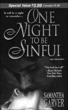 One Night To Be Sinful