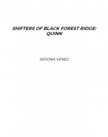 Shifters of Black Forest Ridge: Rhett: a Fated Mates Paranormal Romance