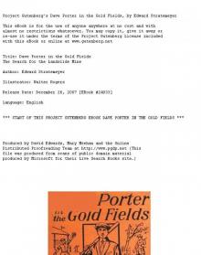 Dave Porter in the Gold Fields