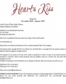 Issue 12, December 2018-January 2019: Featuring Susan Donovan: Heart's Kiss, #12