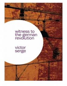 Witness to the German Revolution Witness to the German Revolution