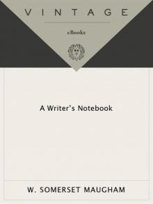 A Writer's Notebook A Writer's Notebook