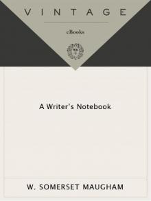 A Writer's Notebook (Vintage International)