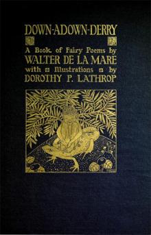 Down-Adown-Derry: A Book of Fairy Poems