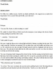 Cowboy Games Cowboy Games