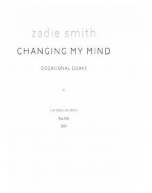 Changing My Mind